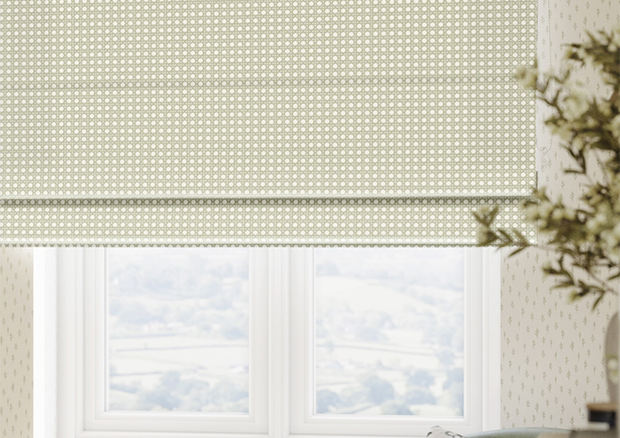 Weavers, Bud Green - Twist&Fit Roman Blind - Image 5